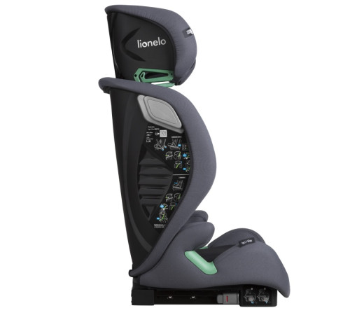 Дитяче автокрісло Lionelo IGO I-SIZE GREY GRAPHITE Дитяче автокрісло Lionelo IGO I-SIZE GREY GRAPHITE