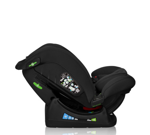 Дитяче автокрісло Lionelo IZZY I-SIZE BLACK CARBON Дитяче автокрісло Lionelo IZZY I-SIZE BLACK CARBON
