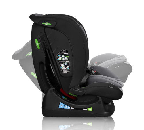 Дитяче автокрісло Lionelo IZZY I-SIZE BLACK GREY Дитяче автокрісло Lionelo IZZY I-SIZE BLACK GREY