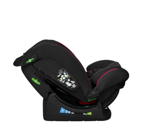 Дитяче автокрісло Lionelo AART I-SIZE BLACK CARBON RED Дитяче автокрісло Lionelo AART I-SIZE BLACK CARBON RED