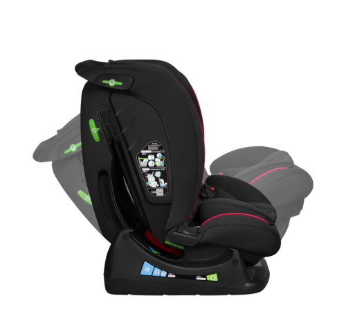 Дитяче автокрісло Lionelo AART I-SIZE BLACK CARBON RED Дитяче автокрісло Lionelo AART I-SIZE BLACK CARBON RED
