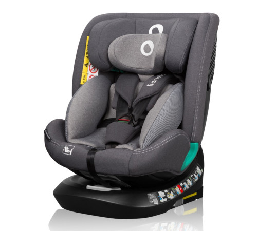Дитяче автокрісло Lionelo BASTIAAN ONE I-SIZE GREY STONE Дитяче автокрісло Lionelo BASTIAAN ONE I-SIZE GREY STONE