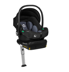 База з автокріслом Lionelo ASTRID I-SIZE SET BLACK GREY