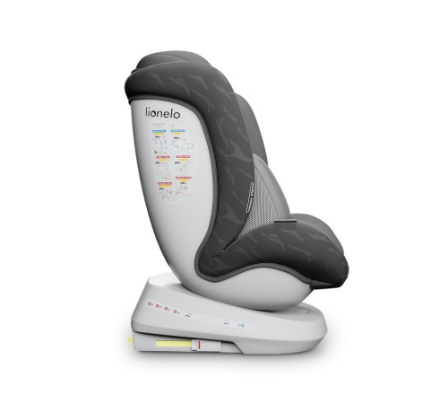 Дитяче автокрісло Lionelo BASTIAAN ONE GREY GRAPHITE Дитяче автокрісло Lionelo BASTIAAN ONE GREY GRAPHITE