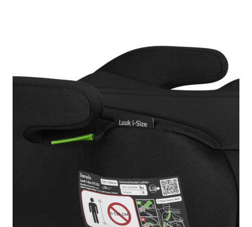 Бустер Lionelo LUUK I-SIZE BLACK Бустер Lionelo LUUK I-SIZE BLACK