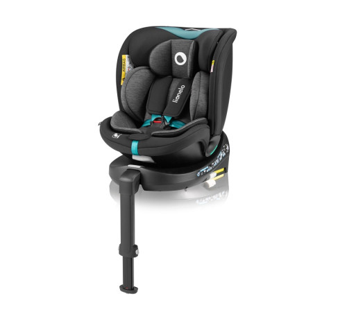 Дитяче автокрісло Lionelo NAVY I-SIZE BLACK TURQUOISE Дитяче автокрісло Lionelo NAVY I-SIZE BLACK TURQUOISE