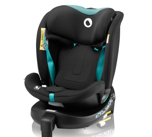 Дитяче автокрісло Lionelo NAVY I-SIZE BLACK TURQUOISE Дитяче автокрісло Lionelo NAVY I-SIZE BLACK TURQUOISE