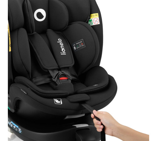 Дитяче автокрісло Lionelo NAVY I-size BLACK ONYX Дитяче автокрісло Lionelo NAVY I-size BLACK ONYX