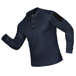 Поло Patrol Long LT CoolPass Pique Light Темно-синє  (7297), S