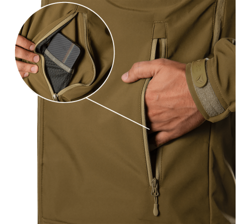 Куртка Stalker SoftShell Койот (7346), L