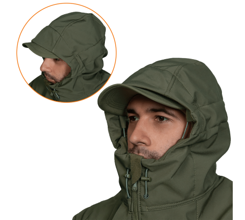 Куртка Stalker SoftShell Олива (7225), XXXL