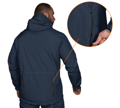 Куртка Stalker SoftShell Темно-синя (7005), S