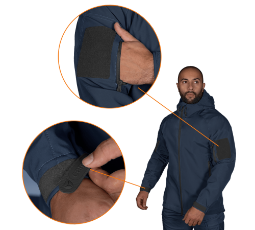 Куртка Stalker SoftShell Темно-синя (7005), M