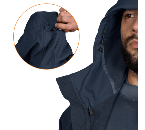 Куртка Stalker SoftShell Темно-синя (7005), M