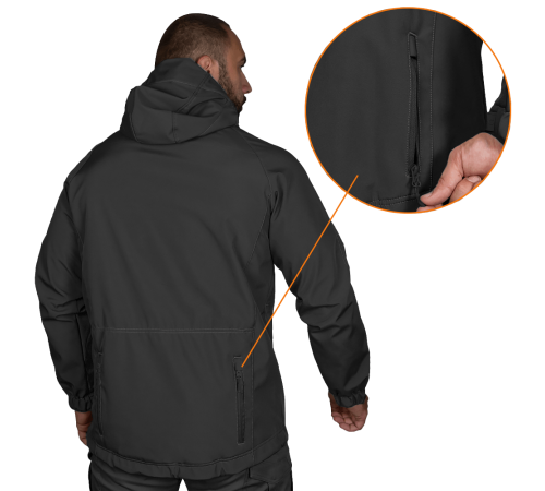 Куртка Stalker SoftShell Чорна (7226), S