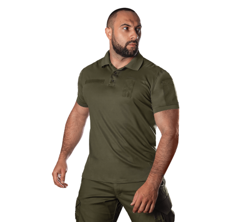 Поло Army ID 2.0 CoolPass Pique LT Олива (8082), XL