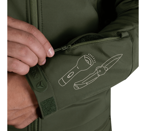 Куртка Phantom SoftShell Олива (7294), M