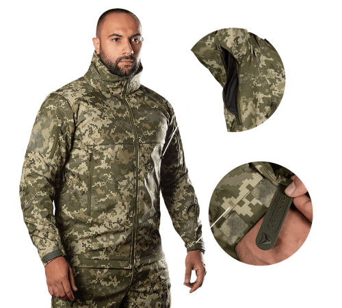 Куртка Phantom SoftShell Піксель (7290), XXXL