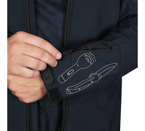 Куртка Phantom SoftShell Темно-синя (7292), S