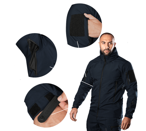 Куртка Phantom SoftShell Темно-синя (7292), XXXL