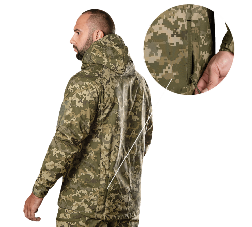 Куртка CM Stalker SoftShell Піксель (7379), XL