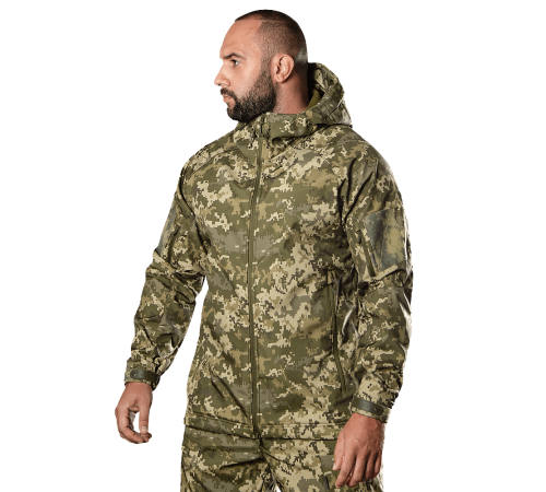 Куртка CM Stalker SoftShell Піксель (7379), XXL