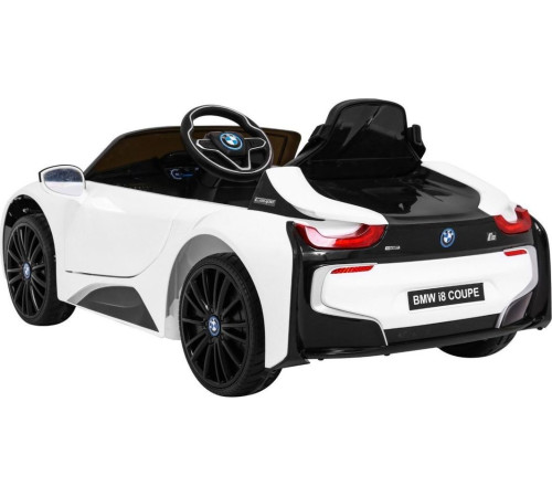 Дитяча акумуляторна машинка BMW I8 Lift Battery Car Біла Дитяча акумуляторна машинка BMW I8 Lift Battery Car Біла