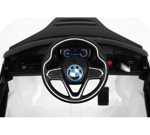 Дитяча акумуляторна машинка BMW I8 Lift Battery Car Біла Дитяча акумуляторна машинка BMW I8 Lift Battery Car Біла