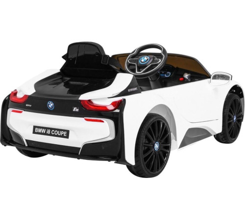 Дитяча акумуляторна машинка BMW I8 Lift Battery Car Біла Дитяча акумуляторна машинка BMW I8 Lift Battery Car Біла