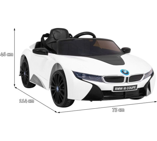Дитяча акумуляторна машинка BMW I8 Lift Battery Car Біла Дитяча акумуляторна машинка BMW I8 Lift Battery Car Біла