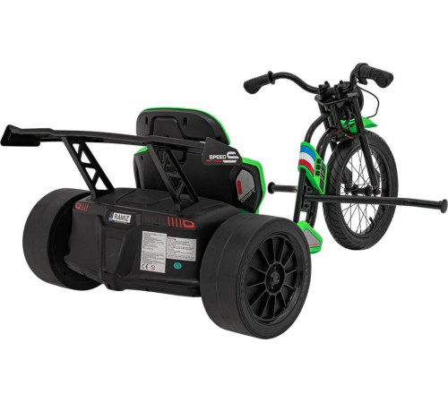 Дитяча акумуляторна машинка DRIFT BIKE 21 Зелена Дитяча акумуляторна машинка DRIFT BIKE 21 Зелена
