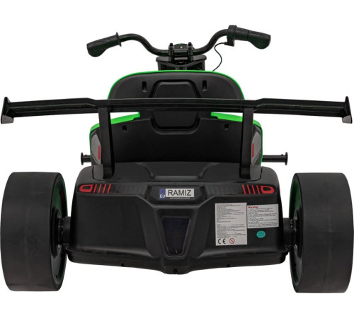 Дитяча акумуляторна машинка DRIFT BIKE 21 Зелена Дитяча акумуляторна машинка DRIFT BIKE 21 Зелена
