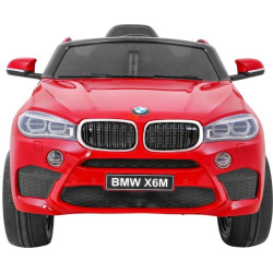 Дитяча акумуляторна машинка BMW X6M Червона