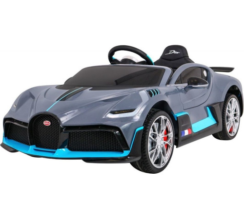 Дитяча акумуляторна машинка Bugatti Divo Сіра Дитяча акумуляторна машинка Bugatti Divo Сіра