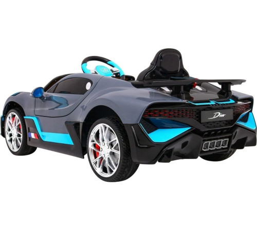 Дитяча акумуляторна машинка Bugatti Divo Сіра Дитяча акумуляторна машинка Bugatti Divo Сіра