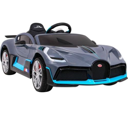 Дитяча акумуляторна машинка Bugatti Divo Сіра Дитяча акумуляторна машинка Bugatti Divo Сіра