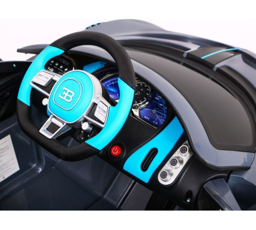Дитяча акумуляторна машинка Bugatti Divo Сіра Дитяча акумуляторна машинка Bugatti Divo Сіра