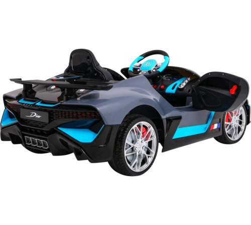 Дитяча акумуляторна машинка Bugatti Divo Сіра Дитяча акумуляторна машинка Bugatti Divo Сіра