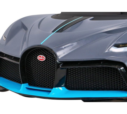Дитяча акумуляторна машинка Bugatti Divo Сіра Дитяча акумуляторна машинка Bugatti Divo Сіра