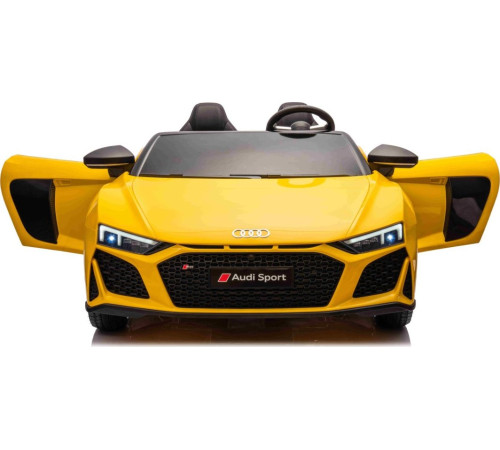 Дитяча акумуляторна машинка Audi Spyder R8 LIFT Жовта