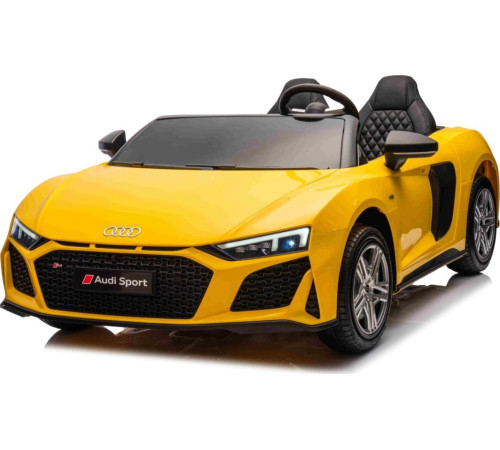 Дитяча акумуляторна машинка Audi Spyder R8 LIFT Жовта