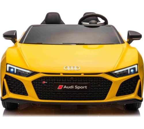 Дитяча акумуляторна машинка Audi Spyder R8 LIFT Жовта