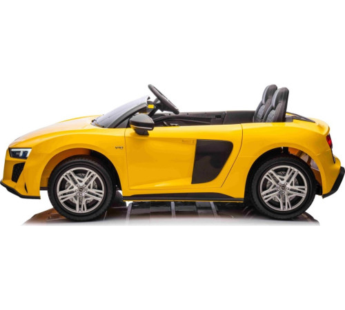 Дитяча акумуляторна машинка Audi Spyder R8 LIFT Жовта