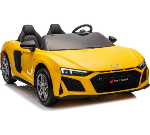 Дитяча акумуляторна машинка Audi Spyder R8 LIFT Жовта