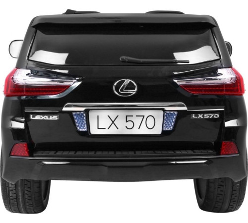 Дитяча акумуляторна машинка Lexus LX570 Чорна Дитяча акумуляторна машинка Lexus LX570 Чорна