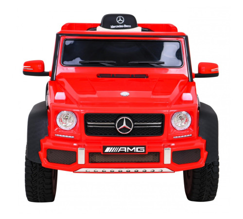 Дитяча акумуляторна машинка Mercedes G63 AMG Червона