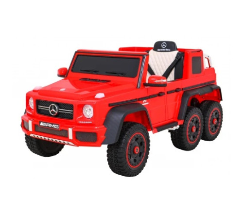 Дитяча акумуляторна машинка Mercedes G63 AMG Червона