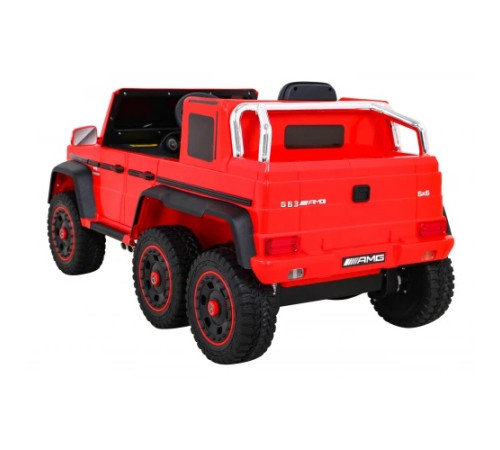 Дитяча акумуляторна машинка Mercedes G63 AMG Червона