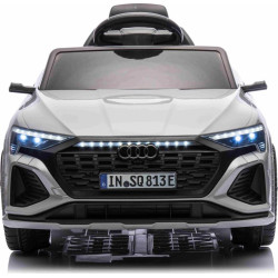 Дитяча акумуляторна машинка Audi SQ8 Сіра