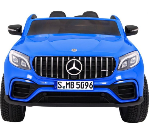 Дитяча акумуляторна машинка Mercedes GLC 63S Синя